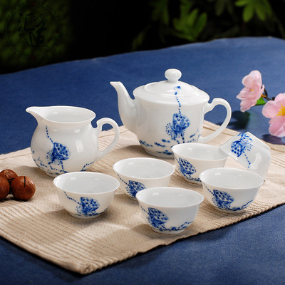 陶瓷茶具订制logo 景德镇茶具套装批发&nbsp;&nbsp;茶具定制logo&nbsp;&nbsp;景德镇茶具批发厂