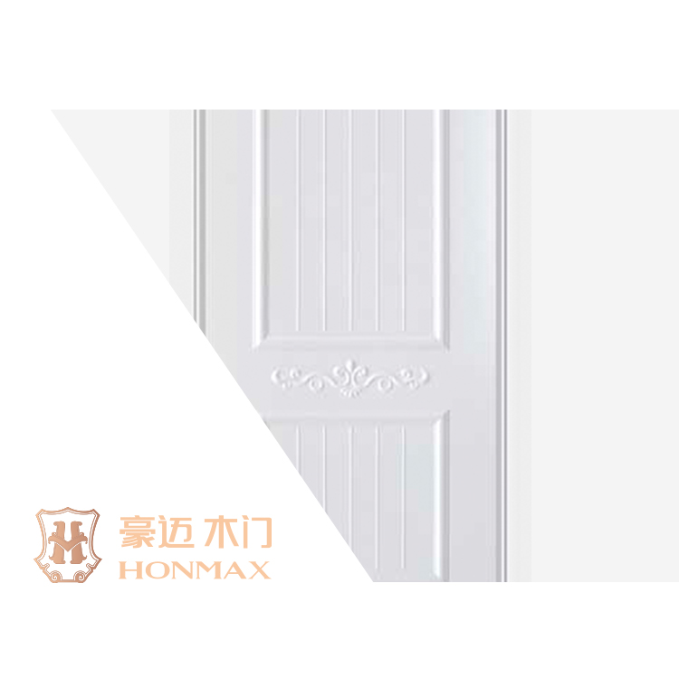 豪迈木门F6008现代简约白色素雅家居房门  现代家居房门  纯色室内门