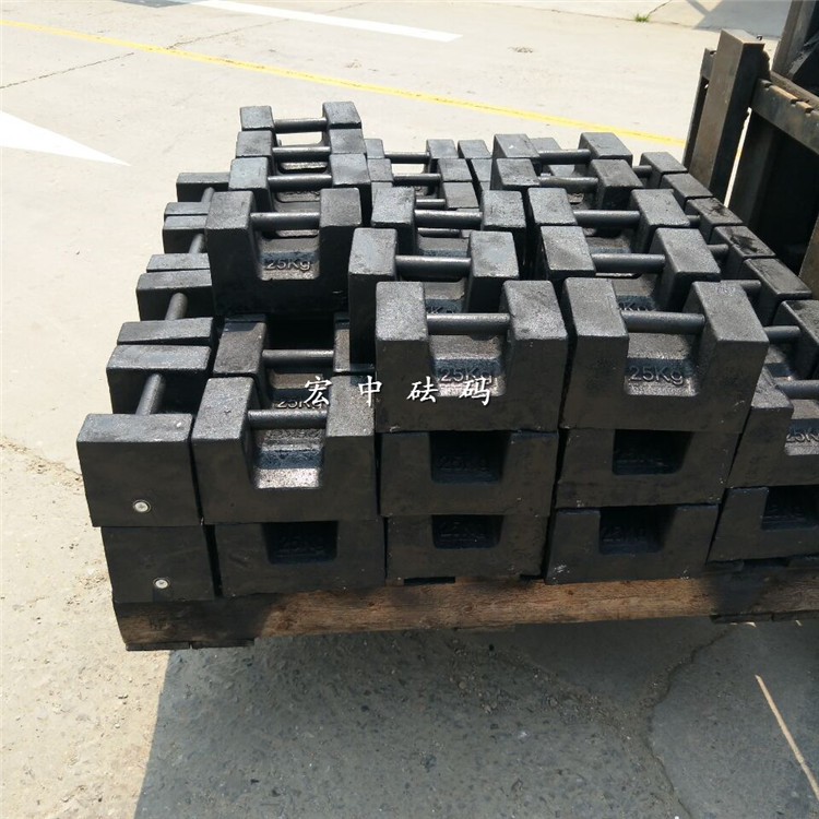 黑河20千克工业机械配重校准砝码20公斤铸铁砝码  标准砝码  配重块