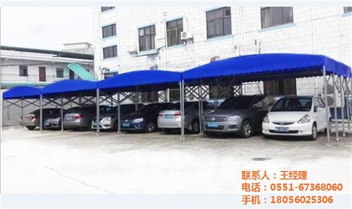 移动停车棚、停车棚、合肥中盛(多图) 带轮活动停车棚 伸缩停车棚