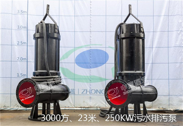城市工厂污水处理专用250QW潜水污水泵 污水处理泵