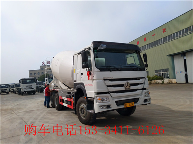 豪沃12方混凝土运输搅拌车出厂优惠价  豪沃搅拌车  12方混凝土搅拌车  水泥运输罐车