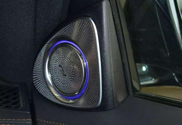 17款奔驰E300L改装柏林之声音响和旋转高音