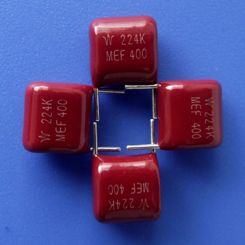 久亦/WB CL21金属化薄膜电容器 MEF224K400V  金属化聚酯膜电容