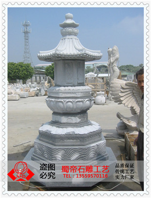 惠安精致石雕塔 寺庙石头塔 舍利塔 景观石塔图片
