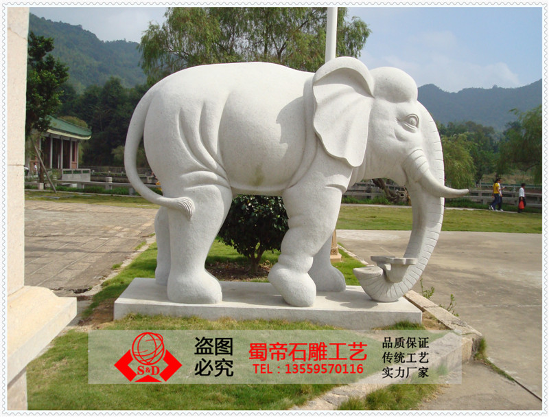 石雕大象摆放风水 石雕大象厂家批发 石头大象图片