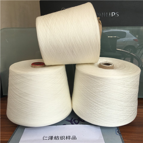涡流纺涤精梳棉混纺纱50/50配比21支32支  涡流纺涤精梳棉纱  针织涤精梳棉纱  涤精梳棉65/35配比