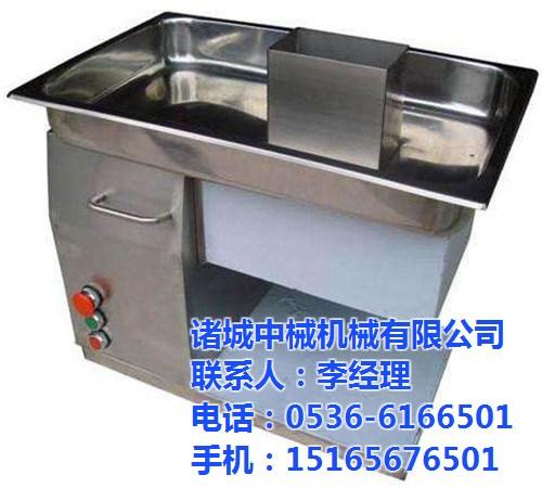 泸州冻肉切丁机视频,诸城中械机械
