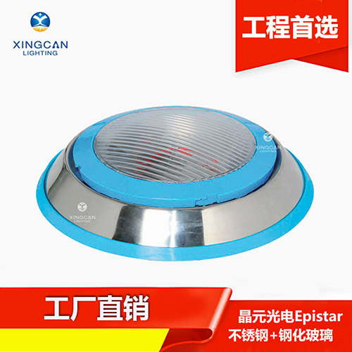 LED音乐广场水下灯 户外防水七彩喷泉灯 不锈钢景观灯