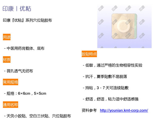 印康三伏贴空白胶布