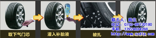 摩托车自动补胎液_德力普汽车养护_汽车自  汽车自动补胎液  轮胎自动补胎液