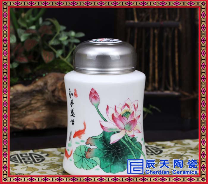 商务家居美观保温杯   手绘青花保温杯&nbsp;&nbsp;亚光创意保温杯