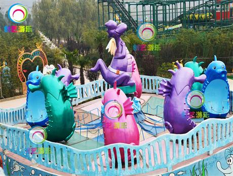 佳木斯创艺市场大收益好海马精灵游乐设备旋转公园热卖  创艺海马精灵  海马精灵价格