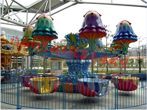 佳木斯创艺批发定制逍遥水母游乐设备公园旋转厂家  逍遥水母厂家