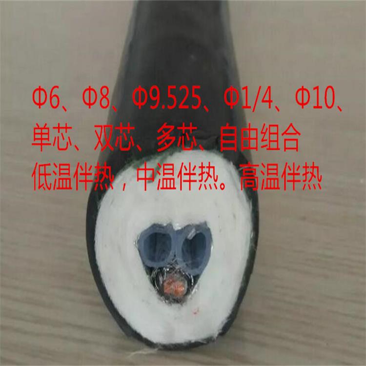 环保蒸汽伴热管线 烟气监测电伴热管线 分析取样伴热管缆  电伴热取样管  环保分析保温管