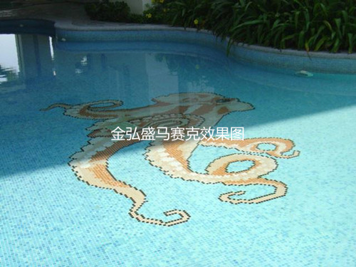 供应金弘盛泳池拼图工程-园林游泳池马赛克拼图厂家  规格泳池陶瓷马赛克  特点泳池陶瓷马赛克  工程泳池陶瓷马赛克