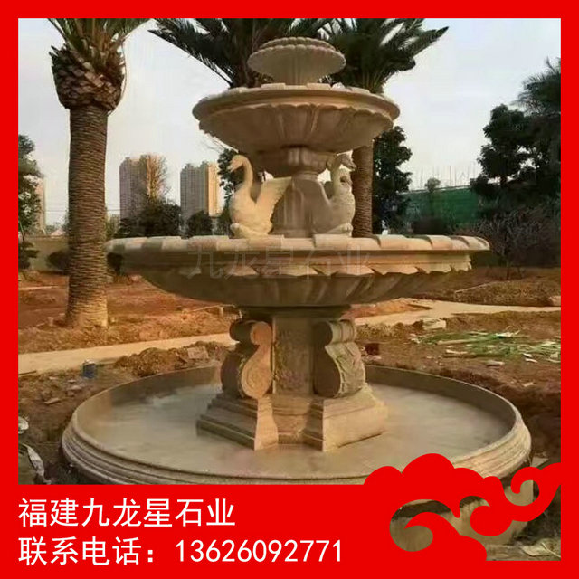 水钵生产厂家 喷泉水钵加工制作 别墅喷泉雕塑