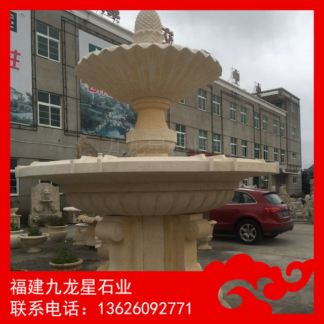 水钵生产厂家 喷泉水钵加工制作 别墅喷泉雕塑