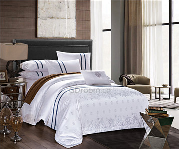 广州酒店布草用品厂家纯棉贡缎批发