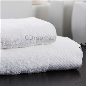 宾馆酒店毛巾批发白色纯棉