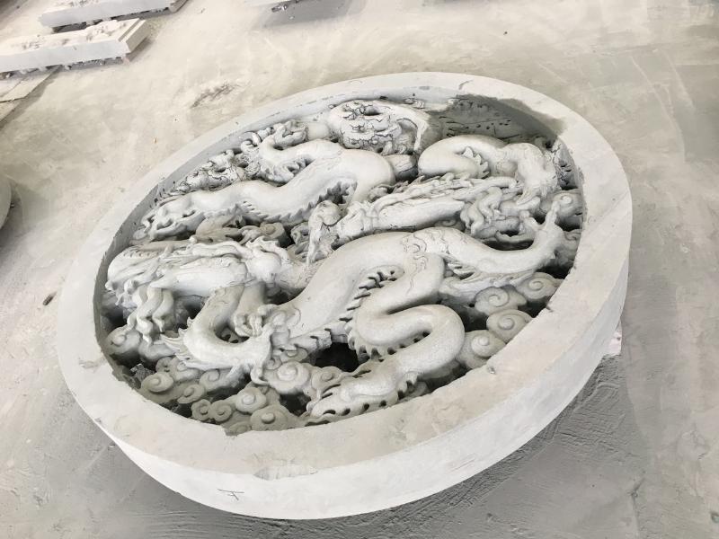 石雕批发 匠心独运，上海石雕九龙壁&nbsp;&nbsp;石雕 栏杆&nbsp;&nbsp;石雕护栏