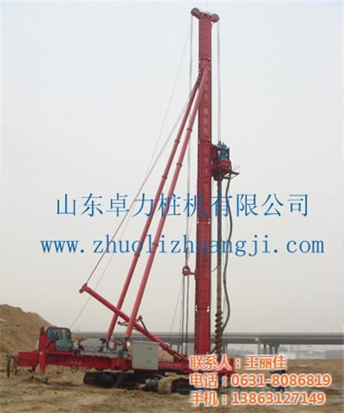螺旋桩机价格、螺旋桩机、卓力桩机(图)&nbsp;&nbsp;长螺旋桩机&nbsp;&nbsp;螺杆桩机&nbsp;&nbsp;液压螺旋桩机