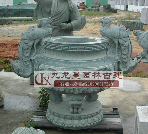供应精美石雕香炉 订做石雕香炉 做工精湛 青石香炉 仿古石雕香炉 石雕香炉现货