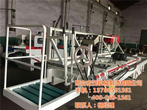 圆木方木推台锯 大型数控推台锯,推台锯, 小型圆木推台锯 双锯头电跑式推台