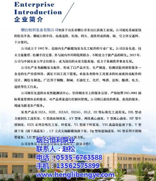 栖霞化工混流泵|烟台恒利泵业|SPP系列  SPP系列化工混  水处理系统化工混  海水养殖化工混流