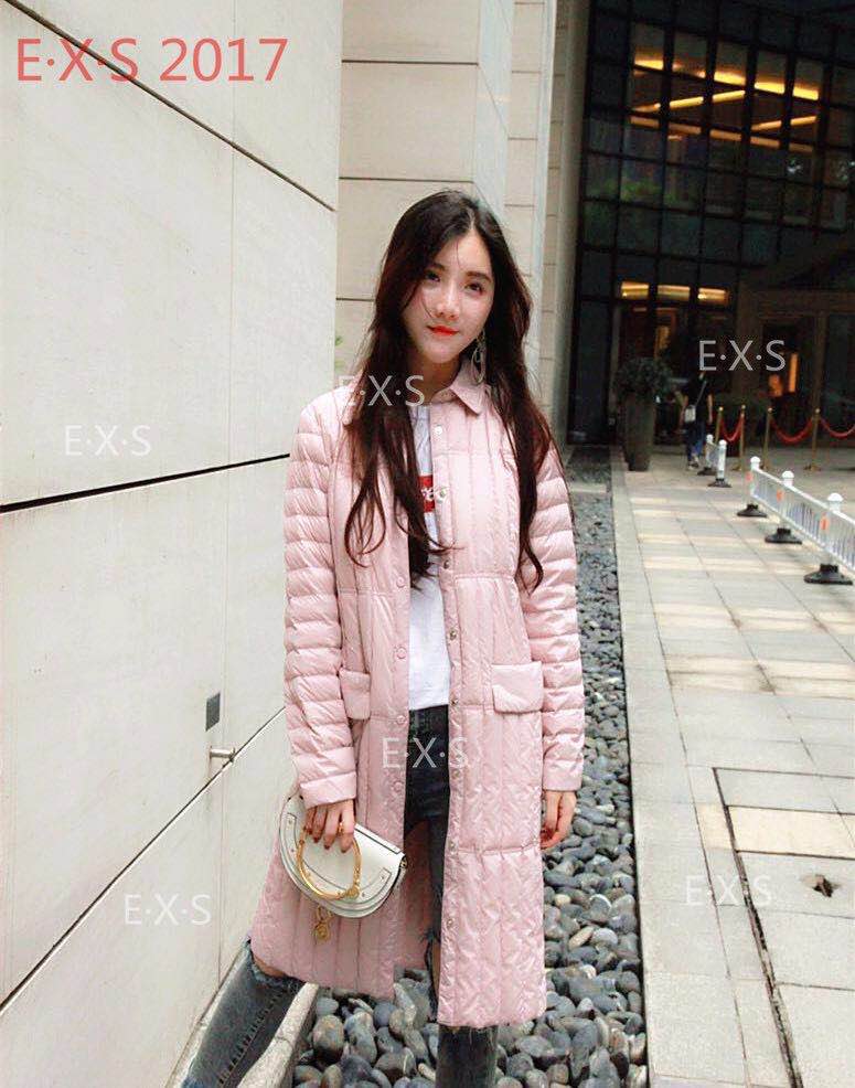 品牌折扣连衣裙17年新款轻薄羽绒服剪标尾货 库存尾货