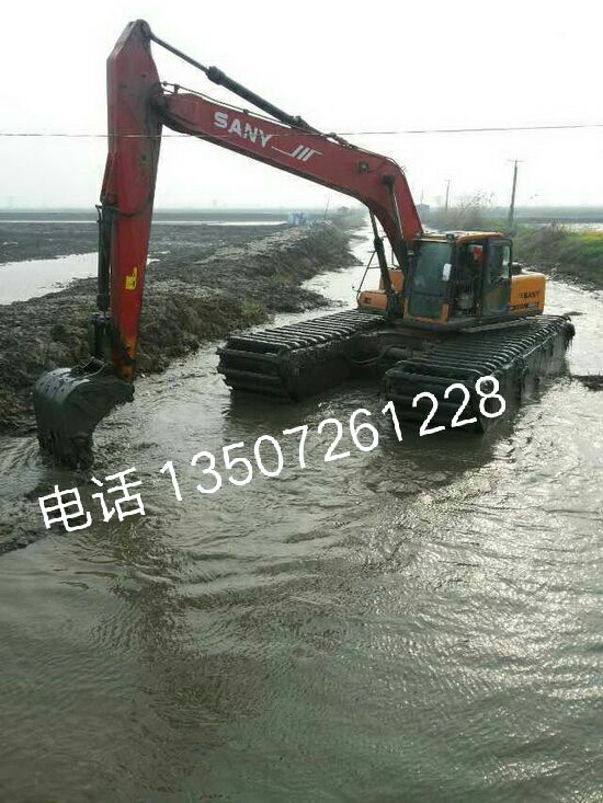 河南河南水上挖机租赁大图