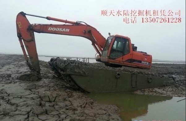 辽宁营口市水陆挖掘机出租推荐