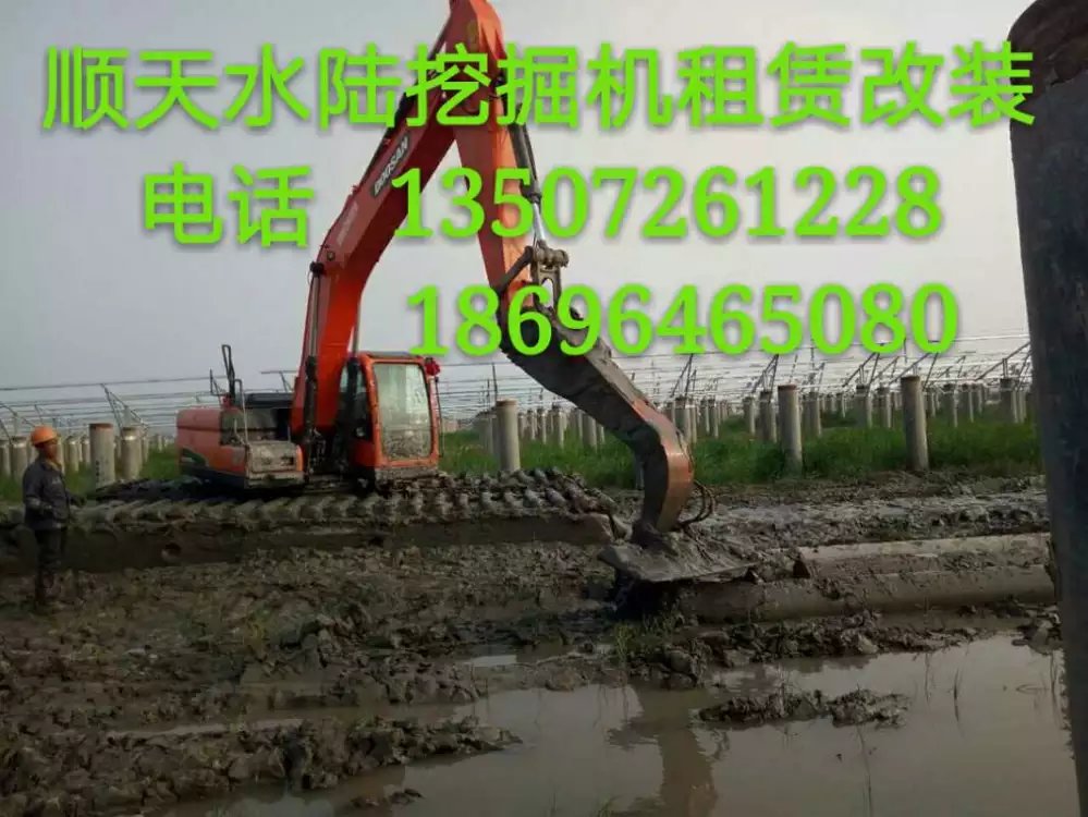 江苏镇江市水上挖掘机出租查看