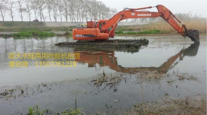 沼泽挖机出租广西柳州水挖机改装厂家