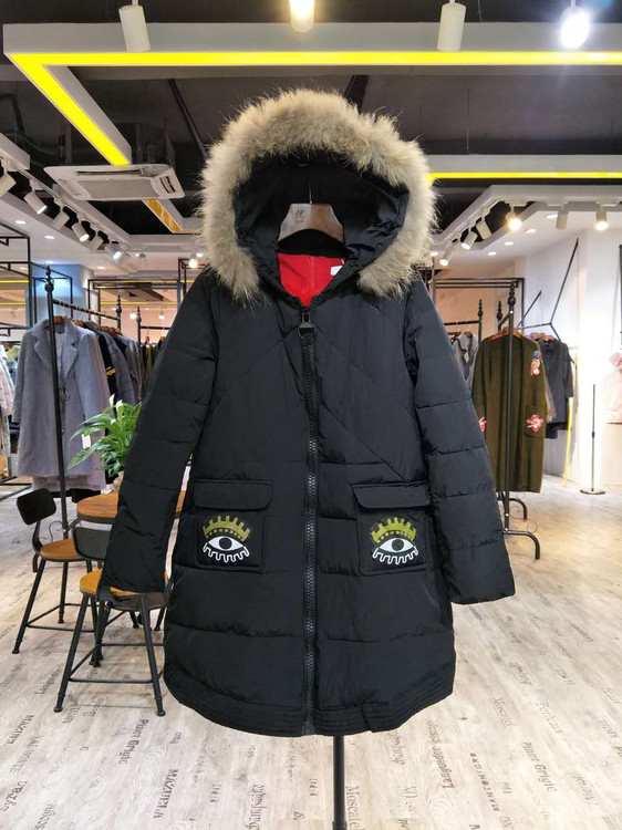 千百惠2017年冬装羽绒服新款品牌折扣女装货源批发供应  走份批发