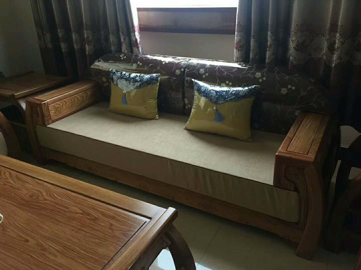 鲁创红木家具 非洲花梨 刺猬紫檀新中式沙发 苏提春晓沙发&nbsp;&nbsp;红木沙发&nbsp;&nbsp;东阳红木家具