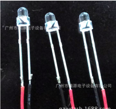 发光二极管引线引脚与电子线焊接  点焊机  精密点焊机  碰焊机