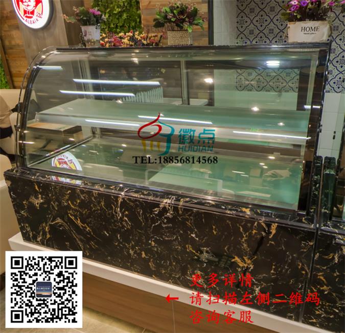 爱必客弧形后开门蛋糕柜，西点三明治保鲜柜，慕斯甜点柜  慕斯甜品冷藏柜