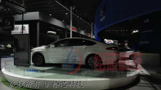 广州福特车展滑轨屏、互动电视、多点触控  移动滑屏