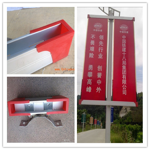 灯杆铝合金道旗    道旗制作  道旗尺寸
