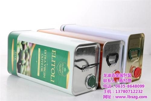 食用油铁罐公司,食用油铁罐,龙波森金属包  供应印花食用油铁  番茄籽油铁罐