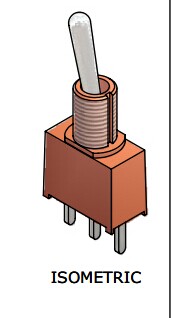 E-Switch按钮开关D16OAT11JRED 125V