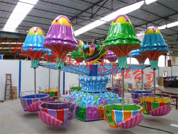 双鸭山创艺绚丽多彩逍遥水母游乐设备厂家定制热卖  许昌创艺游乐设备  逍遥水母厂家
