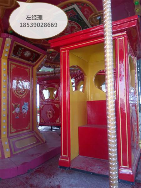 大庆创艺惊喜推出自主创新电动大花轿服务周到火爆销售  电动大花轿游乐设备  电动大花轿厂家  许昌创艺游乐设备