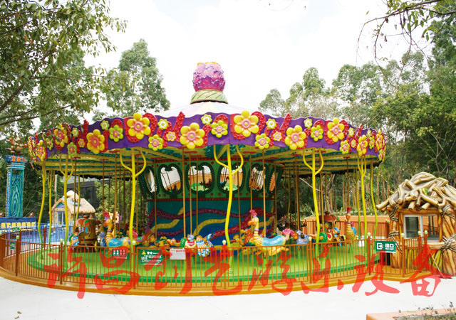 牡丹江公园海洋转马动物转马游艺设施创艺定制供应  海洋转马游乐设备  许昌创艺游乐设备  动物转马游乐设备