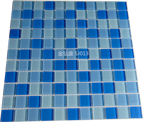 金弘盛直销酒店泳池水晶马赛克瓷砖 厂家泳池水晶马赛克 拼图泳池水晶马赛克 地面泳池水晶马赛克