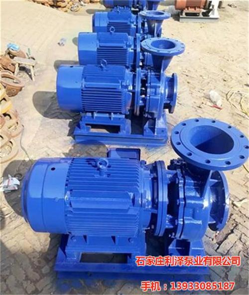 ISG立式管道泵_管道泵_利泽泵业(图) 4寸 管道泵增压 7.5kw增压管