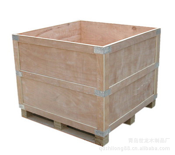 青岛木包装箱供应商定做大型设备木包装箱免熏蒸