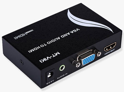 VGA+AUDIO转HDMI高清转换器迈拓维矩MT-VH02  迈拓维矩转换器  VGA转HDMI转换器