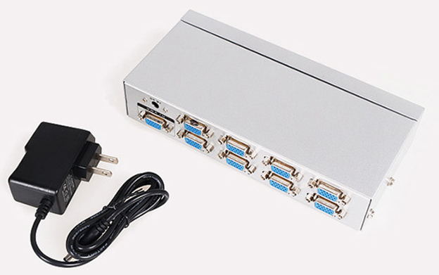 500MHz8口VGA高清分配器迈拓维矩MT-5008  迈拓维矩分配器